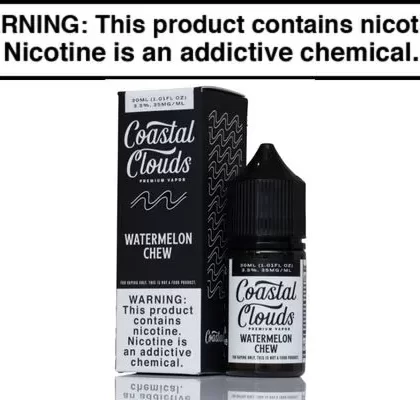 Watermelon Chew by Coastal Clouds Salt 30ML