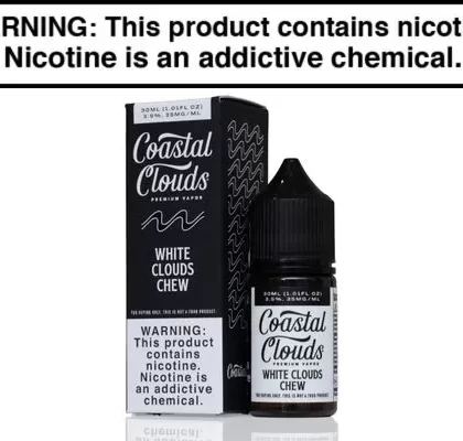 White Clouds Chew by Coastal Clouds Salt 30ML