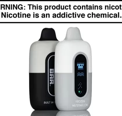 Fifty Bar V2 Silver Series 20MG Disposable Vape – 20,000 Puffs