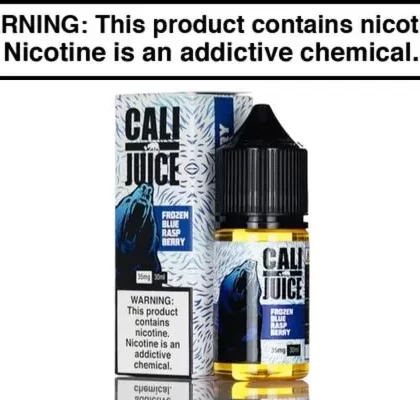 Frozen Blue Raspberry by Cali Juice Salt Nic 30ML