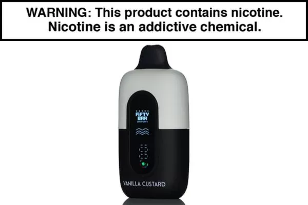 Fifty Bar V2 Silver Series 20MG Disposable Vape – 20,000 Puffs - Image 2