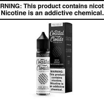 Iced Apple Watermelon BY Coastal Clouds Tfn 60Ml