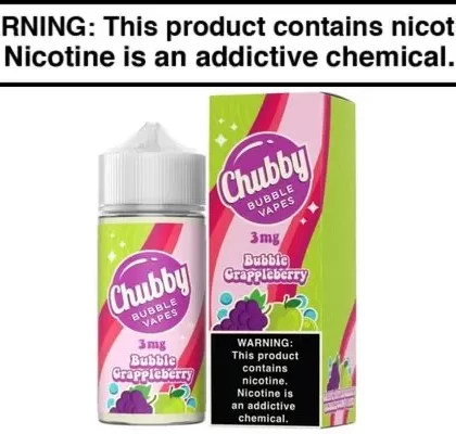 Bubble Grappleberry by Chubby Bubble Vapes 100ML