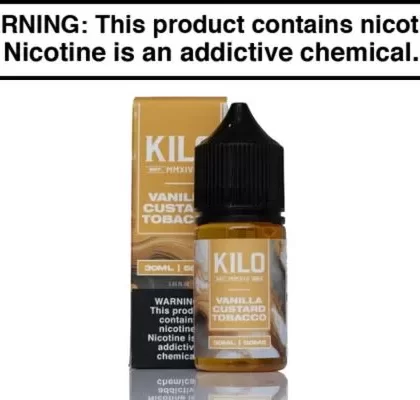 Vanilla Custard Tobacco by KILO Salt Nic 30ML