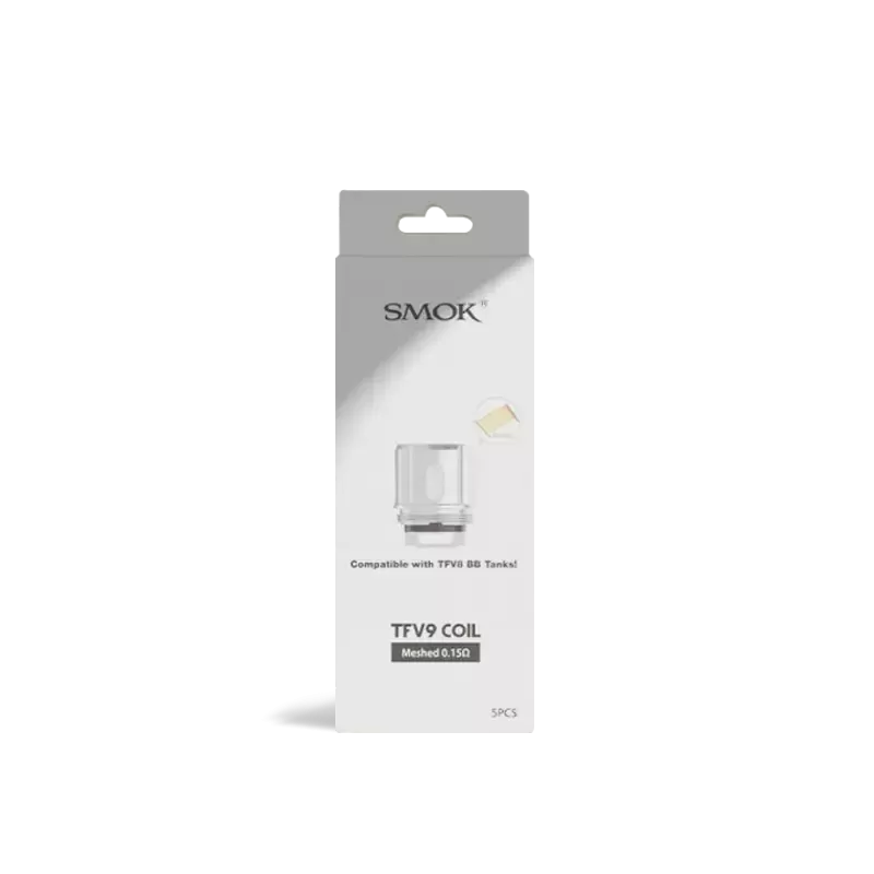 Smok TFV9 Replacement Coils (0.15Ω, 5-Pack)