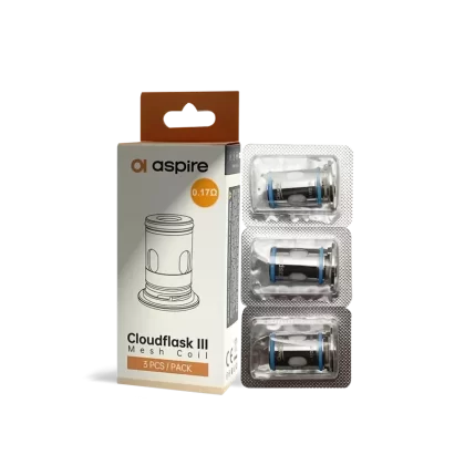 Aspire Cloudflask III Mesh Coils (0.17Ω , 3-pack)