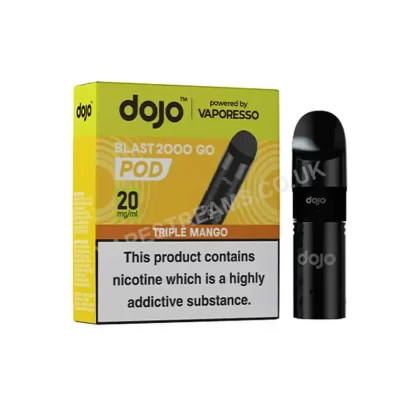 Dojo Blast 2000 Go Triple Mango Prefilled Pod