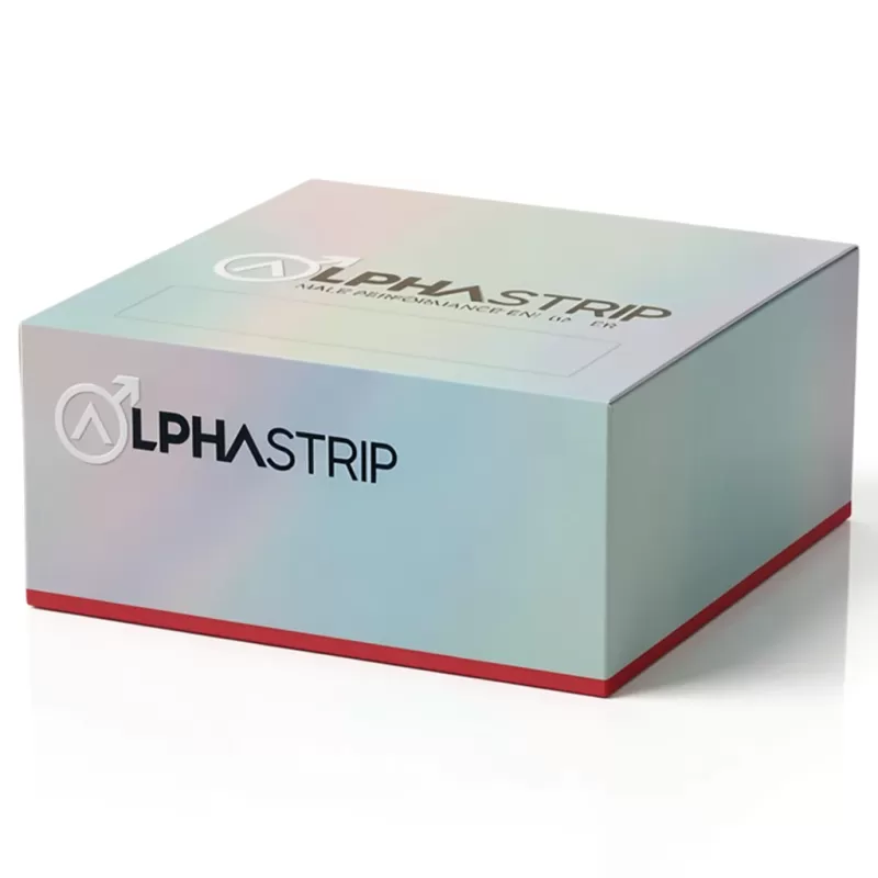 ALPHASTRIP Male Performance Enhancer Sublingual 3 Tiras 50mg