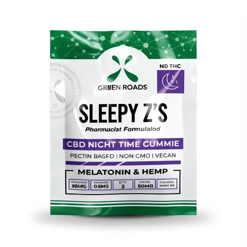 Green Roads Sleepy Z’s Gomitas 25mg CBD + 0.5mg Melatonina