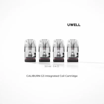 Uwell Caliburn G3 Pods 0.4/0.6/0.9Ω 4uds