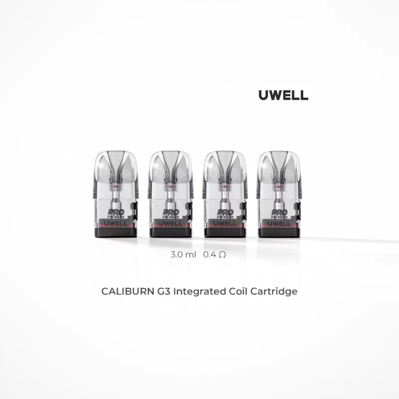 Uwell Caliburn G3 Pods 0.4/0.6/0.9Ω 4uds