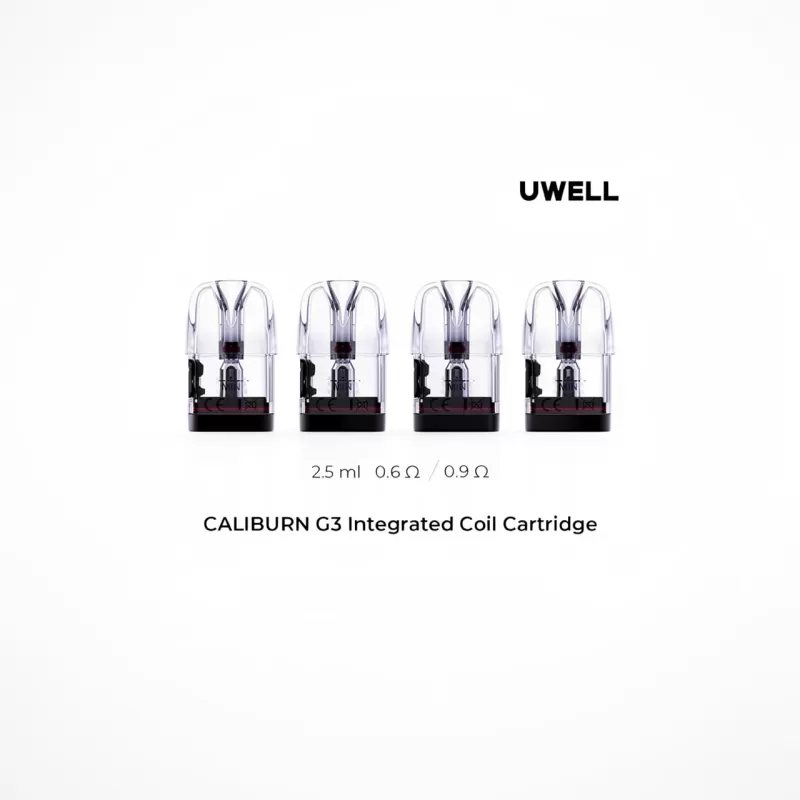 Uwell Caliburn G3 Pods 0.4/0.6/0.9Ω 4uds - Image 2