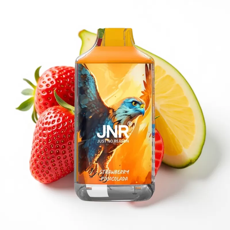 JNR Falcon 16000 Puffs Fresa Piña Colada 22ml Dual Mesh LED