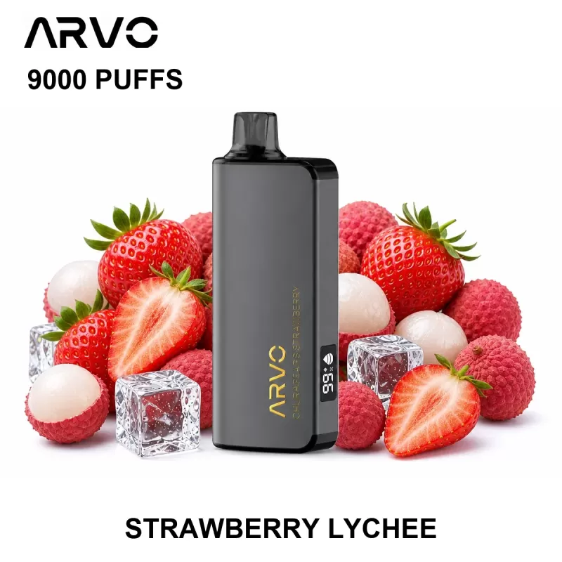 ARVO 9000 PUFFS – Strawberry Lychee