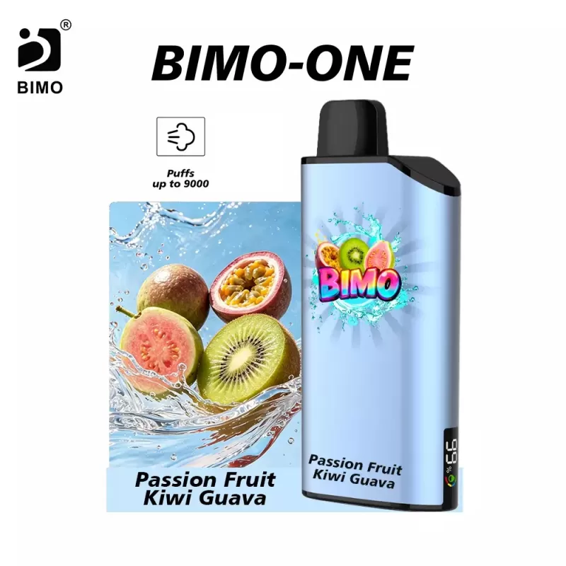 BIMO ONE 9000 Puffs – Passion Fruit Kiwi Guava
