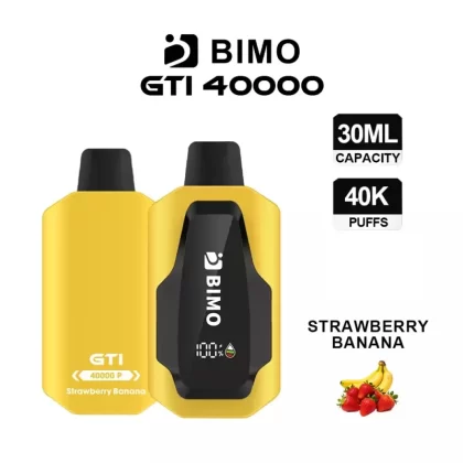 BIMO GTI 40000 Puffs – Strawberry Banana