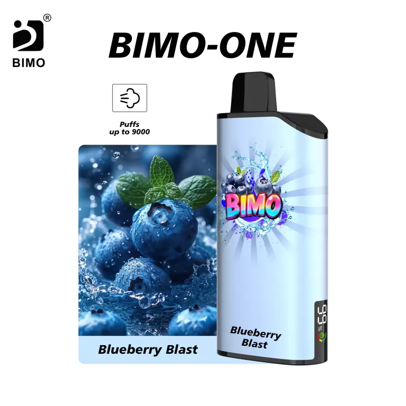 BIMO ONE 9000 Puffs – Blueberry Blast