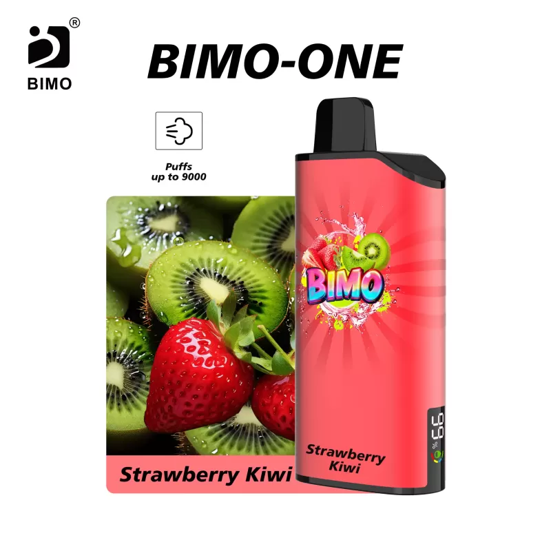 BIMO ONE 9000 Puffs – Strawberry Kiwi