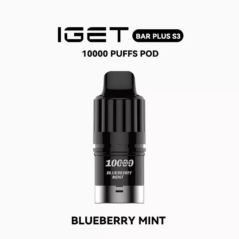 IGET Bar Plus S3 Pod – Blueberry Mint