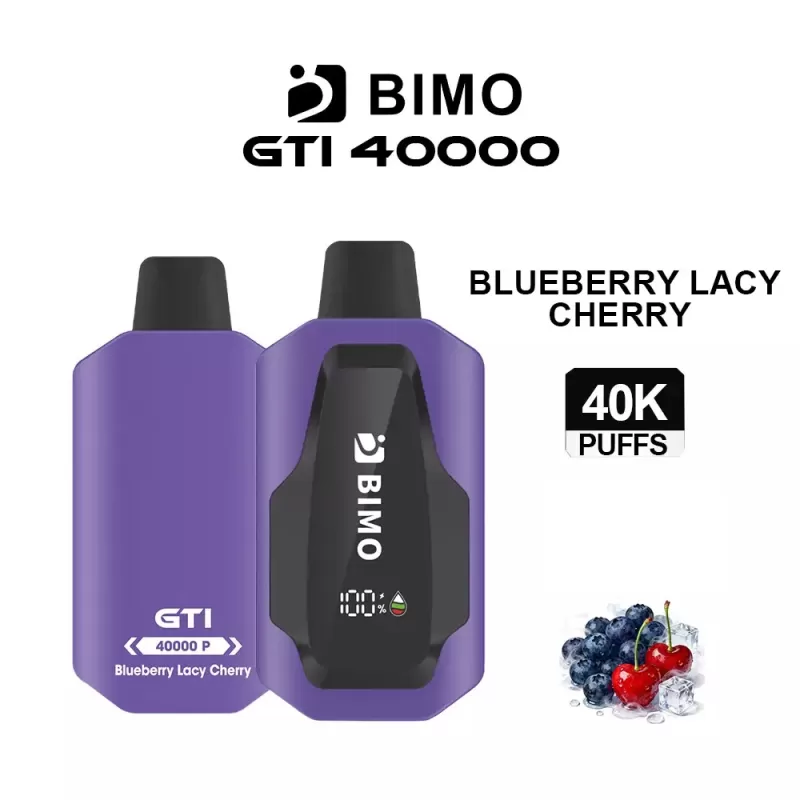 BIMO GTI 40000 Puffs – Blueberry Lacy Cherry