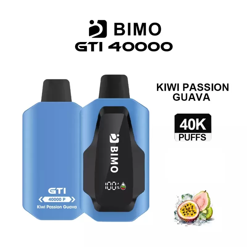 BIMO GTI 40000 Puffs – Kiwi Passion Guava