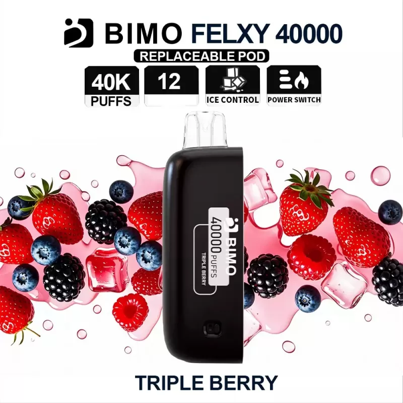 BIMO Felxy 40000 Pod – Triple Berry