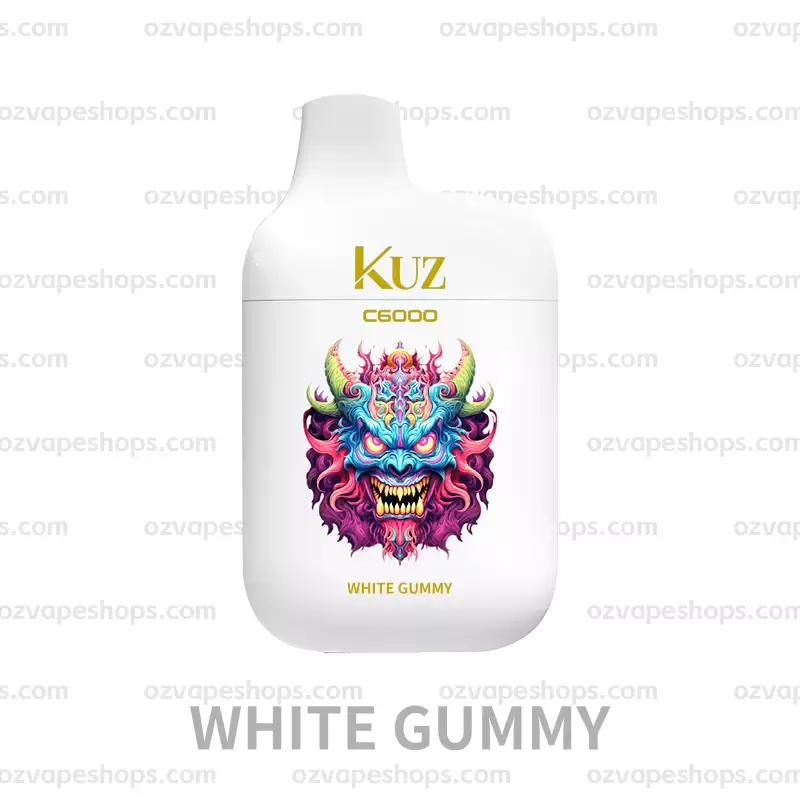 Kuz C6000 Puffs – White Gummy
