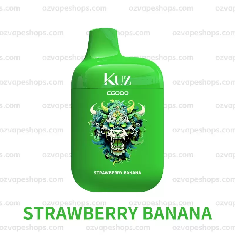 Kuz C6000 Puffs – Strawberry Banana