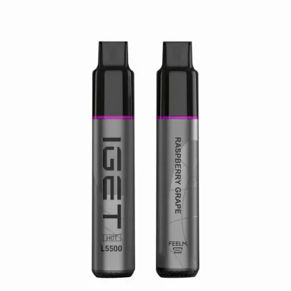 IGET 5500 Puffs Raspberry grape