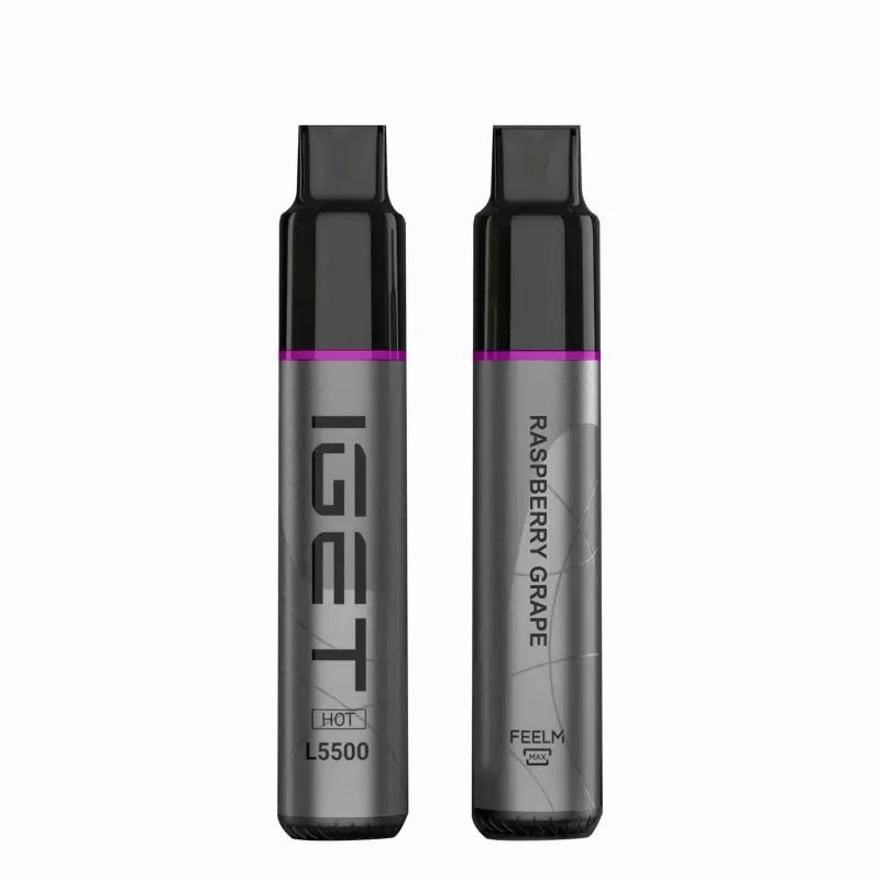 IGET 5500 Puffs Raspberry grape