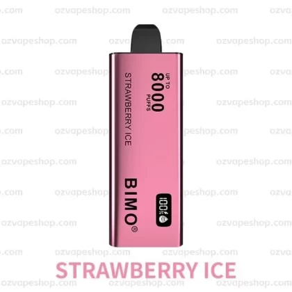 BIMO 8000 Puffs- STRAWBERRY ICE