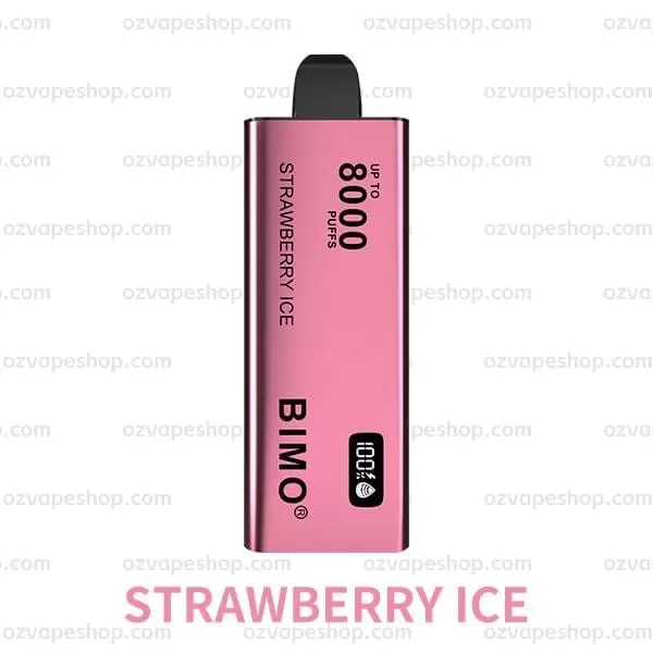 BIMO 8000 Puffs- STRAWBERRY ICE