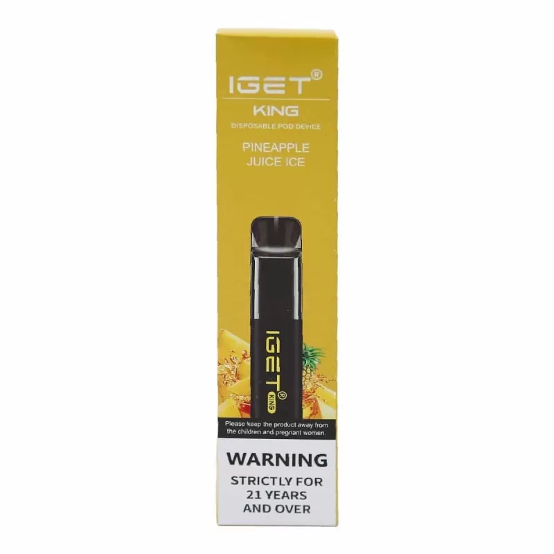 IGET King 2600 Puffs 30 Options Pineapple Ice - Image 3