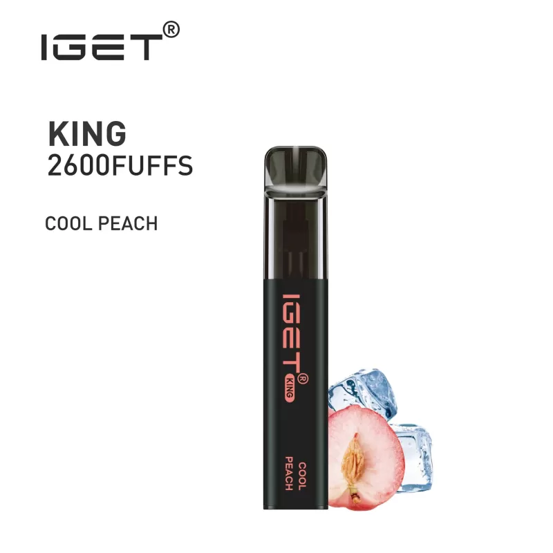 IGET King 2600 Puffs 30 options Cool Peach - Image 2