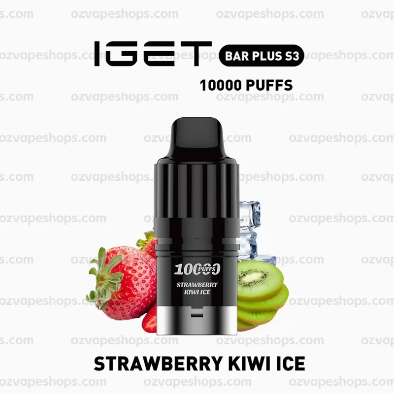IGET Bar Plus S3 Pod – Strawberry Kiwi Ice