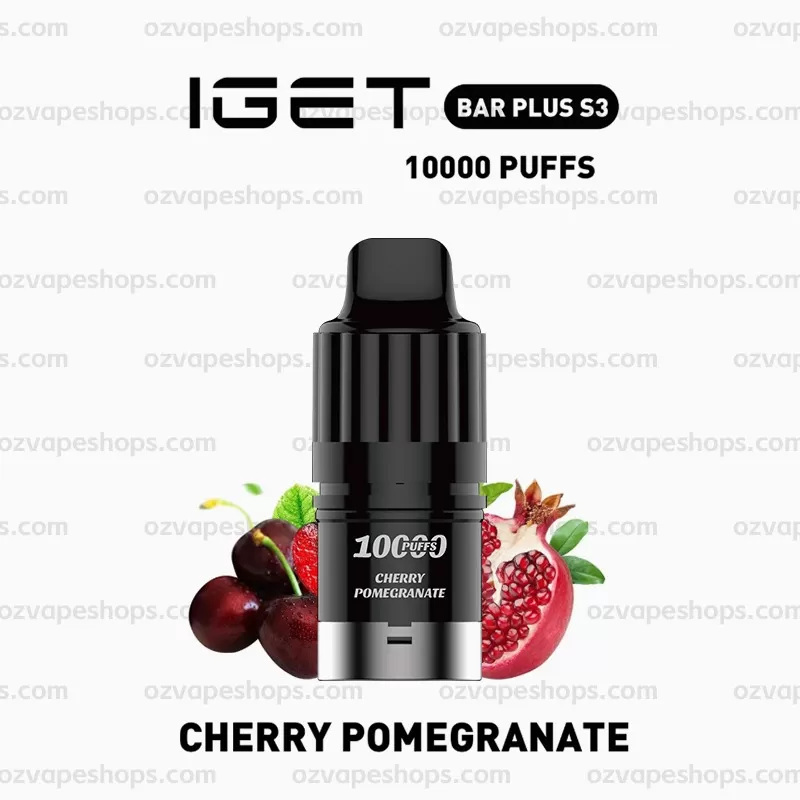 IGET Bar Plus S3 Pod – Cherry Pomegranate