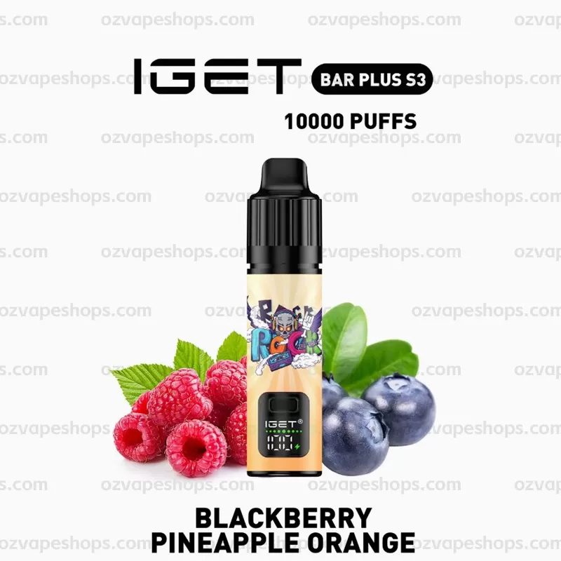 IGET Bar Plus S3 Kit – Blackberry Pineapple Orange
