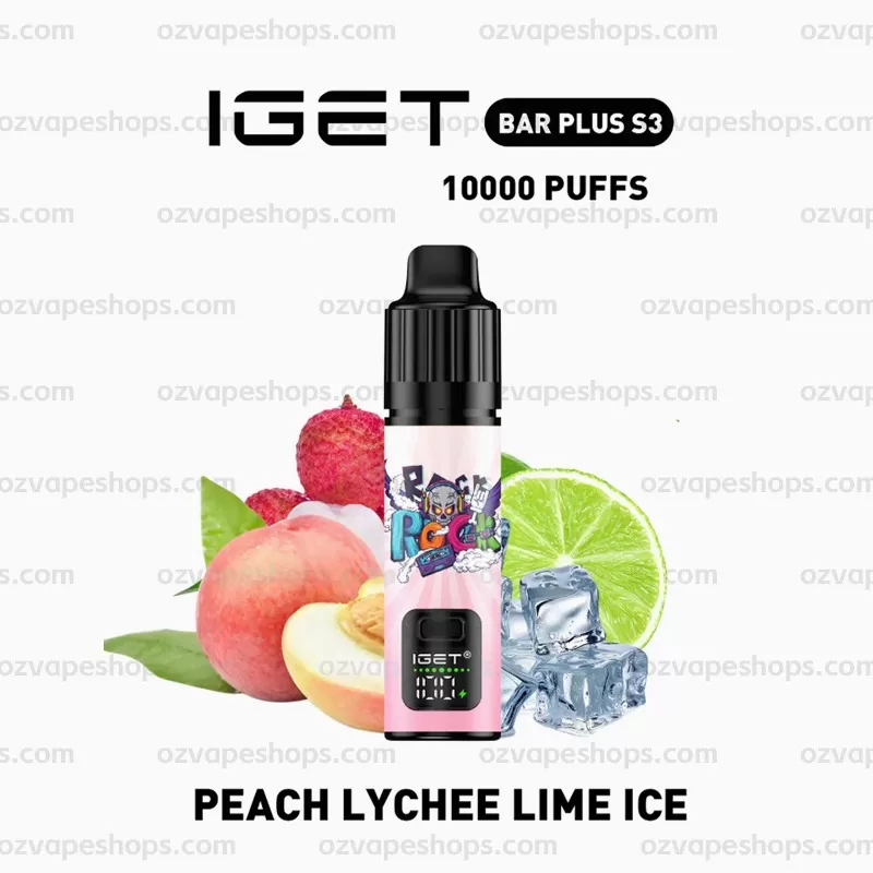 IGET Bar Plus S3 Kit – Peach Lychee Lime Ice