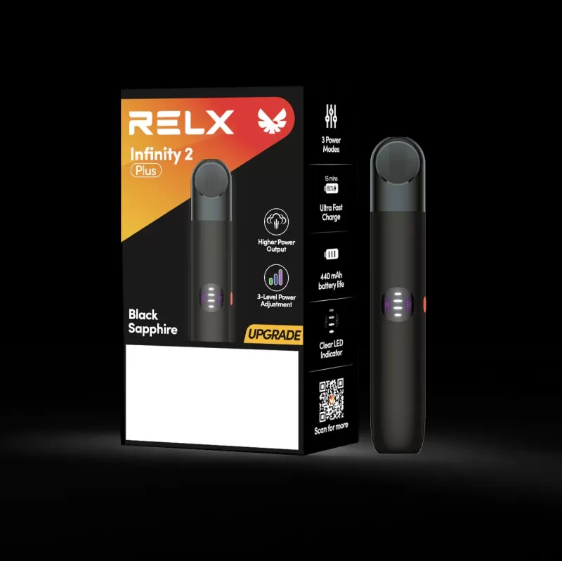 RELX Infinity 2 Plus Device – Black Sapphire