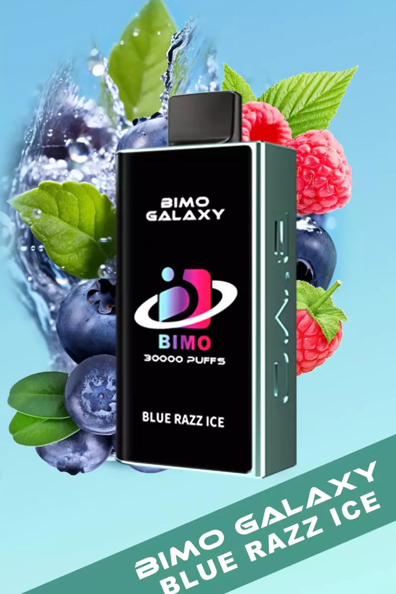 BIMO Galaxy 30000 Puffs – Blue Razz Ice