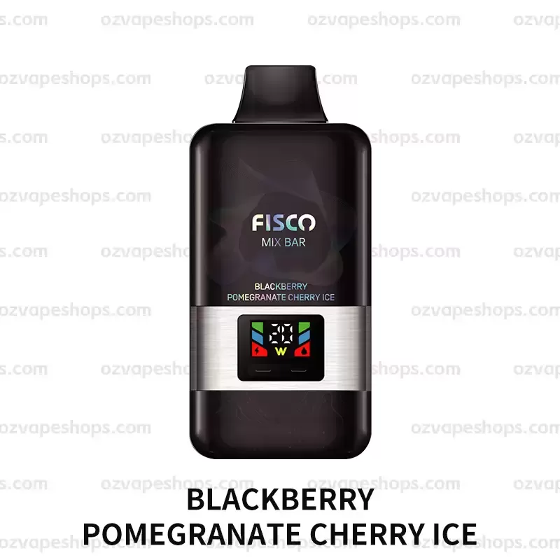 Fisco Max Bar 12000 Puffs – Blackberry Pomegranate Cherry Ice