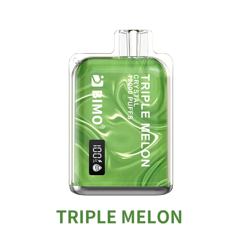 BIMO Crystal 12k Puffs- Triple Melon