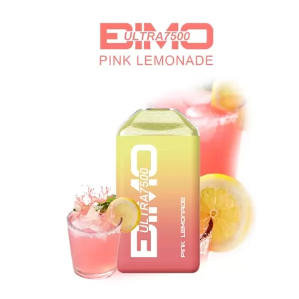 BIMO Ultra 7500 Puffs – Pink lemonade