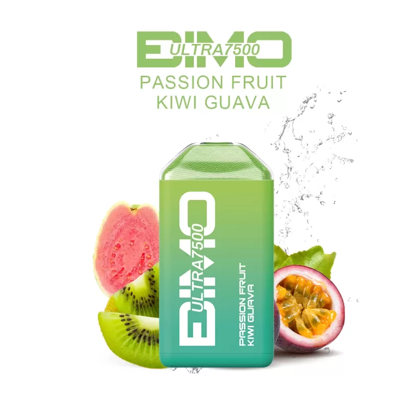 BIMO Ultra 7500 Puffs – Passion fruit Kiwi Guava