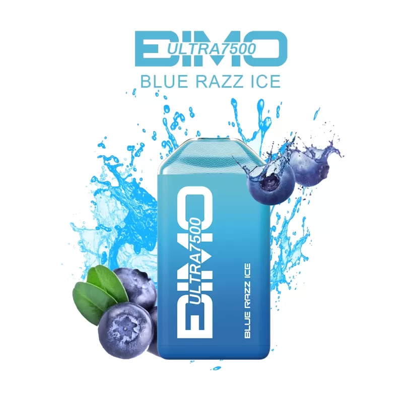 BIMO Ultra 7500 Puffs – Blue razz ice