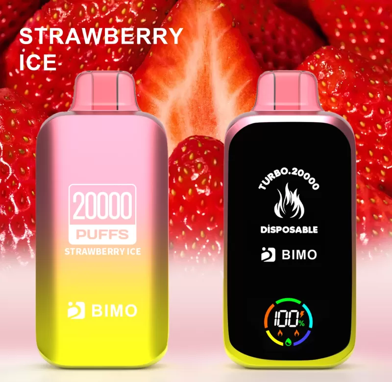 BIMO Turbo 20000 Puffs – Strawberry Ice