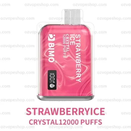 BIMO Crystal 12k Puffs- Strawberry Ice