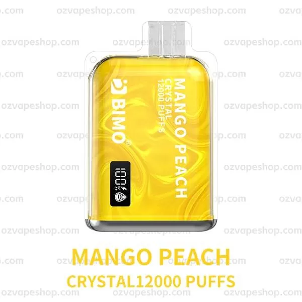 BIMO Crystal 12k Puffs- Mango Peach