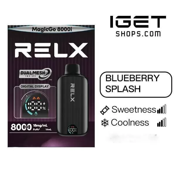 Relx Magicgo i8000 Blueberry Splash