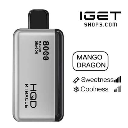 HQD Miracle 8000 – Mango Dragon